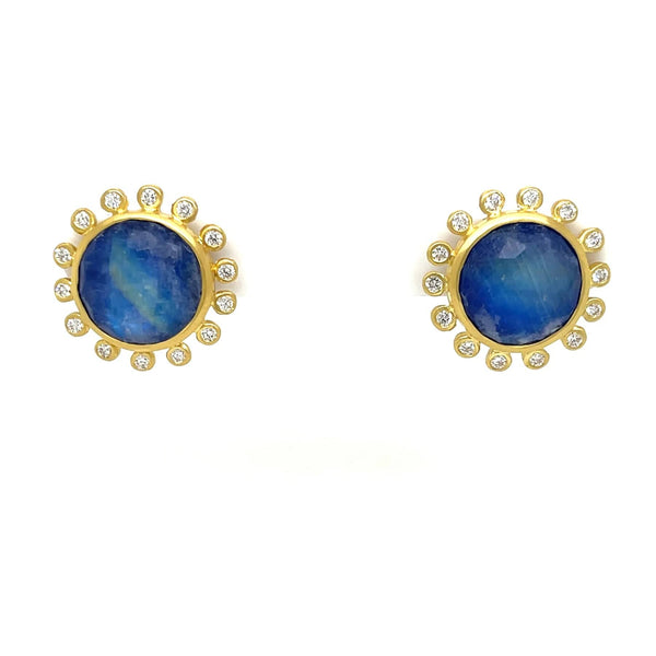 Star of David 14k Gold and Lapis-lazuli Earrings : Museum of Jewelry